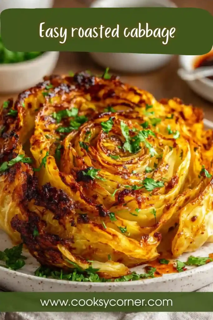 Whole roasted cabbage wrapped in foil with buttery Cajun seasoning and smoked paprika. This Cabbage Boil recipe is tender, flavorful, and perfectly baked.
