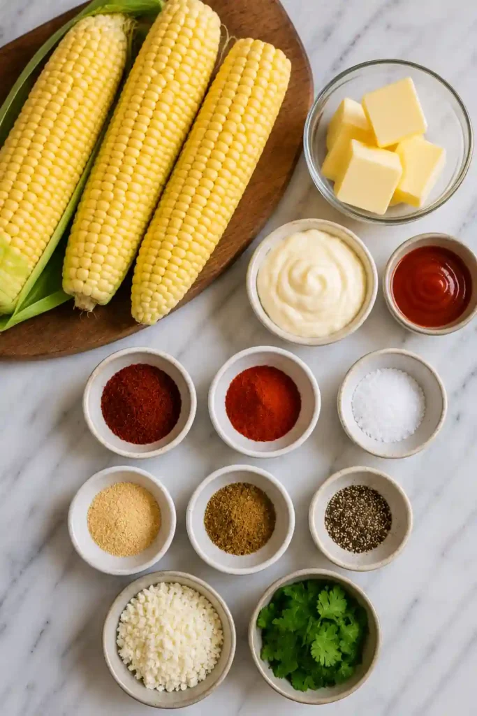 Homemade Air Fryer Corn Ribs featuring seasoned corn strips, creamy dipping sauce, and fresh herbs. A fun and easy air fryer recipe.
