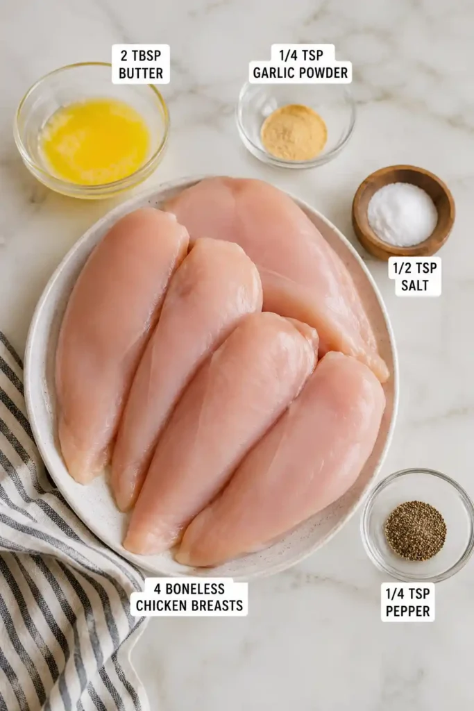 Perfectly cooked air fryer chicken breast served with vegetables for a complete meal. A simple and delicious air fryer dinner recipe for any occasion.
