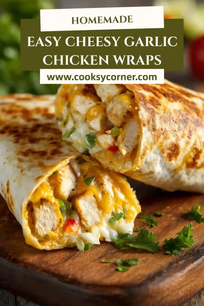 Chicken wraps cooked until crispy and garnished with green onions on a serving platter.