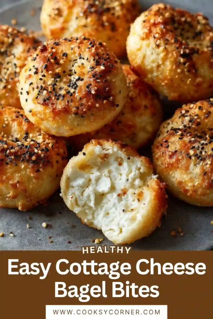 Protein-rich bagel bites stuffed with cream cheese and baked until golden brown.