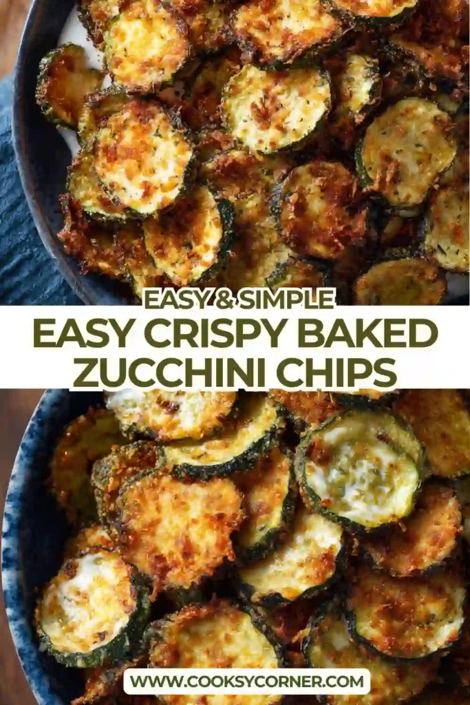 Thin zucchini chips seasoned with harissa spice and baked until crunchy.