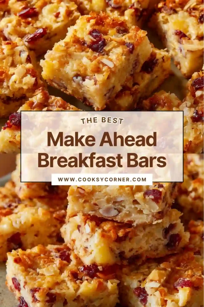 Easy breakfast casserole cut into individual portions.