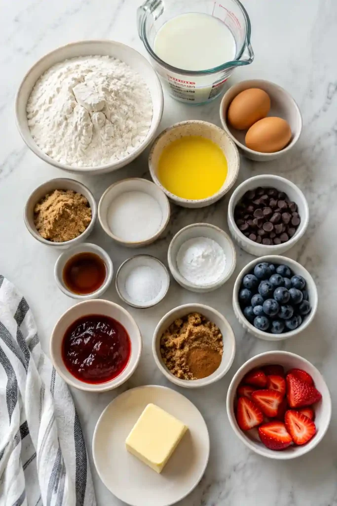 Golden brown Sheet Pan Pancakes cut into squares and served with maple syrup. This easy breakfast recipe is fluffy, family-friendly, and simple to prepare.
