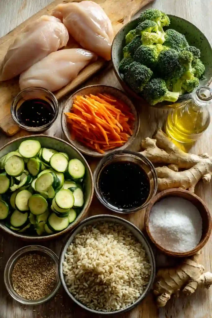 Homemade teriyaki chicken rice bowls packed with protein, vegetables, and flavorful sauce for a healthy dinner.