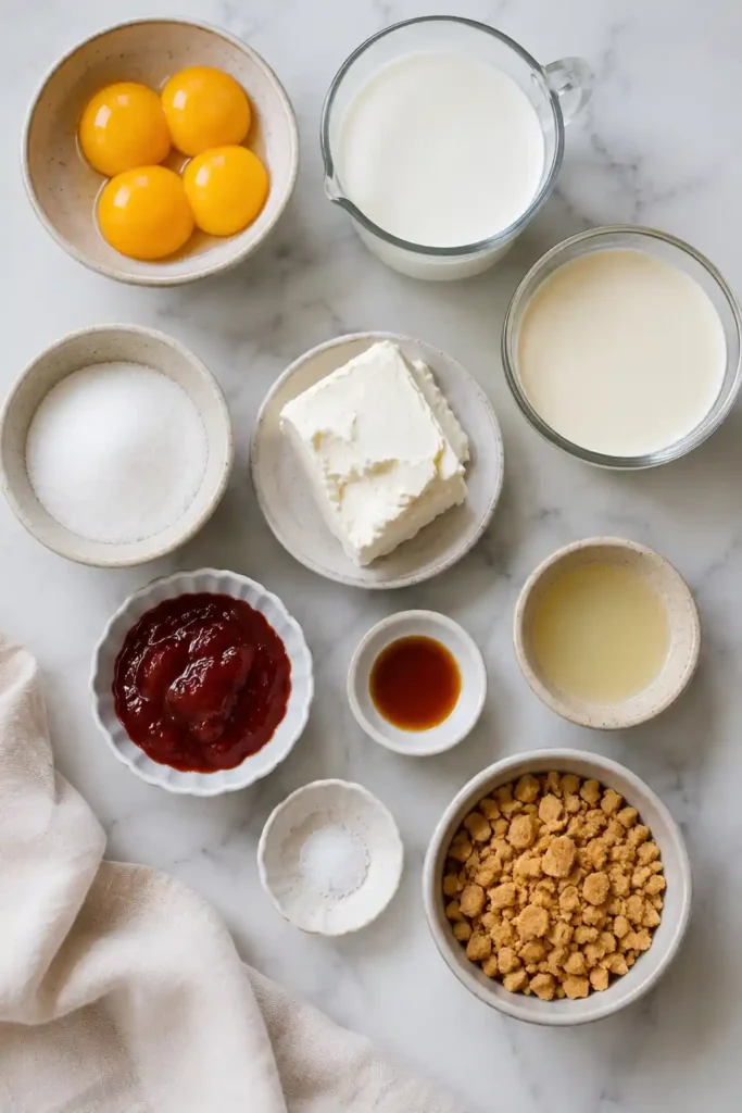 A scoop of rich strawberry cheesecake gelato served in a bowl with graham cracker pieces on top. The creamy pink frozen dessert showcases a smooth texture and homemade cheesecake-inspired flavor.