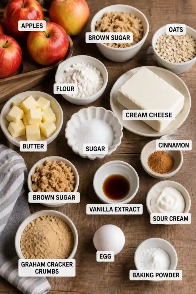 Bakery-style cinnamon apple muffins featuring rich cheesecake filling, buttery crumble topping, and glossy vanilla icing. Warm fall flavors shine in every delicious bite.