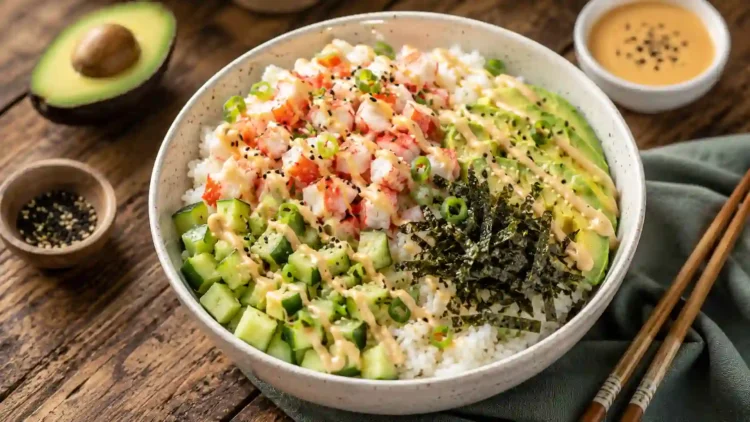 California Roll Sushi Bowls