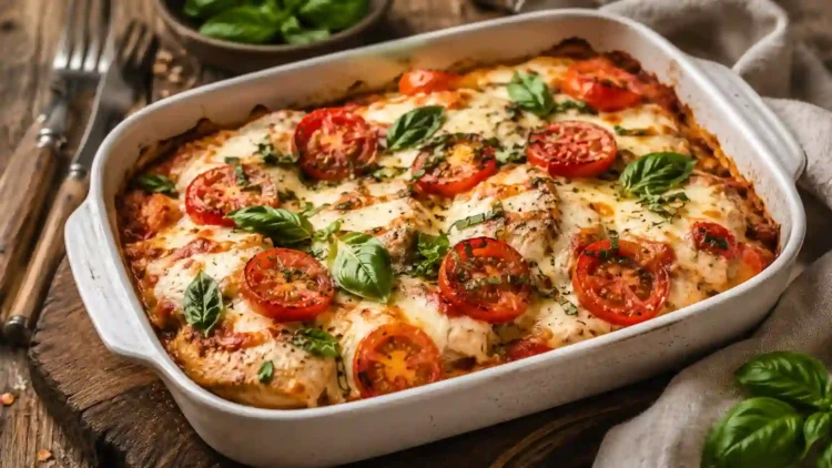 Caprese Chicken Casserole Recipe