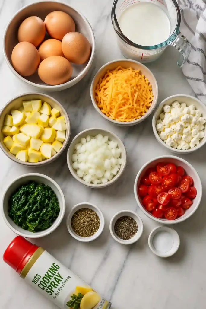 Golden baked Mini Vegetable Frittatas packed with colorful vegetables and creamy cheeses. These easy egg muffins are perfect for breakfast, brunch, or meal prep.