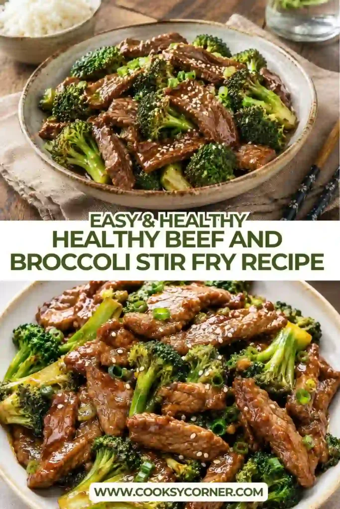 Fresh broccoli and juicy sliced beef cooked in a savory sesame soy sauce. This easy beef and broccoli recipe makes a wholesome homemade meal in under 30 minutes.