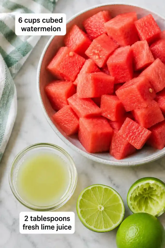 Fresh watermelon popsicles made with ripe watermelon and lime juice. These healthy fruit popsicles are naturally sweet and perfect for cooling off on warm days.