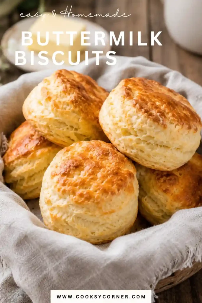 3. Warm Buttermilk Biscuits sliced open and spread with butter and honey. The flaky layers and buttery texture make these homemade biscuits irresistible.