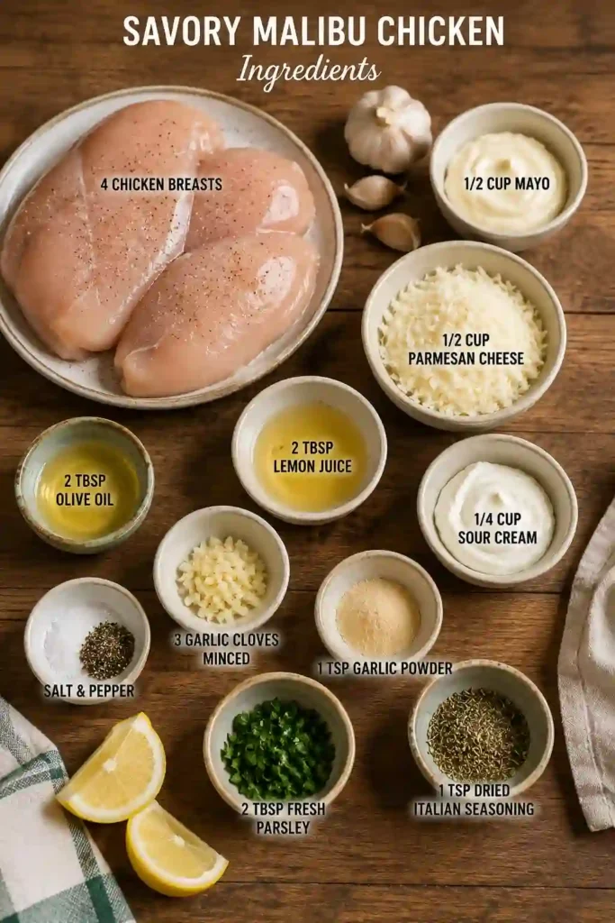 Restaurant-style Malibu Chicken Recipe served with creamy Dijon mustard sauce and golden crispy chicken. A delicious family-friendly chicken breast dinner.