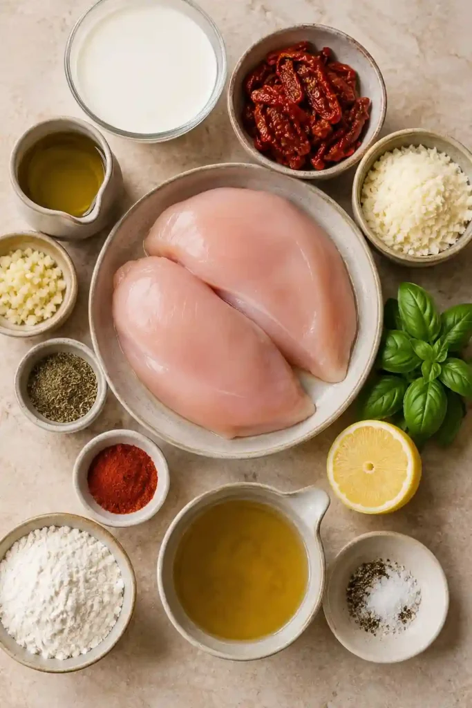 One-pan Marry Me Chicken served with creamy Parmesan sauce and fresh basil. This comforting chicken dinner is rich, flavorful, and perfect for busy weeknights.