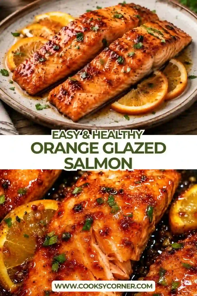 Fresh Orange Glazed Salmon served with a rich orange honey glaze and caramelized edges. This easy seafood recipe is flavorful, healthy, and ready in just 20 minutes.
