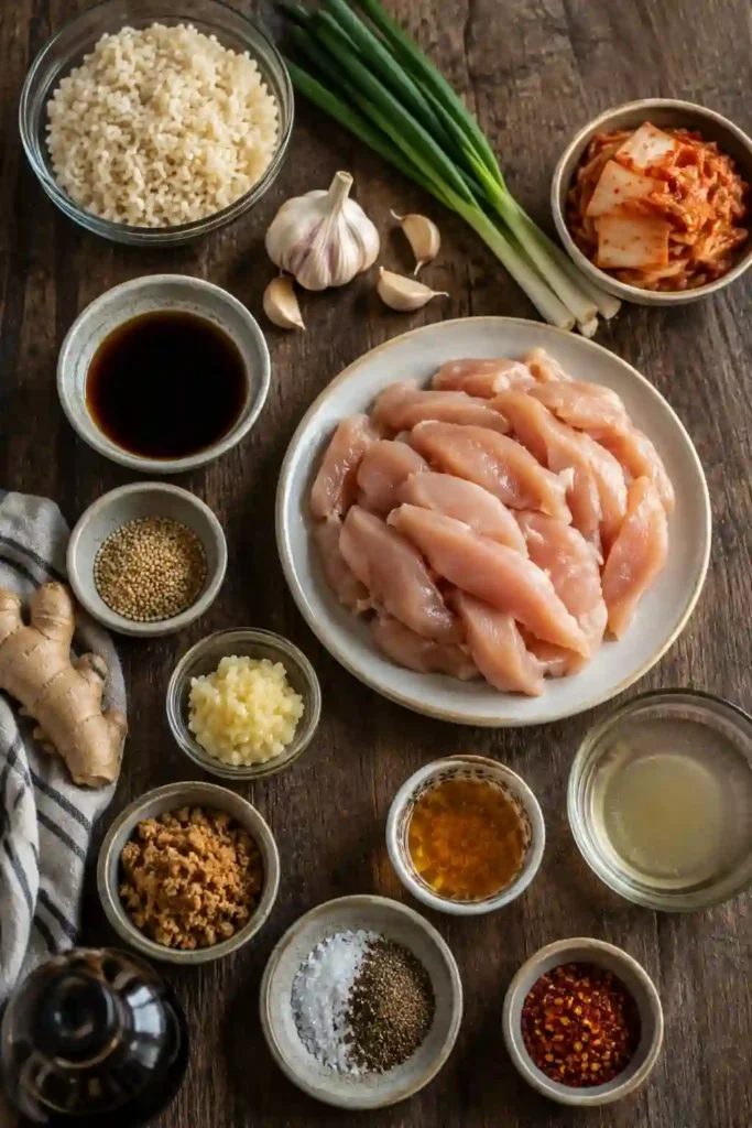 Close-up of homemade Skillet Chicken Bulgogi with tender chicken pieces coated in a rich sesame garlic sauce. Ideal for a fast and satisfying dinner.