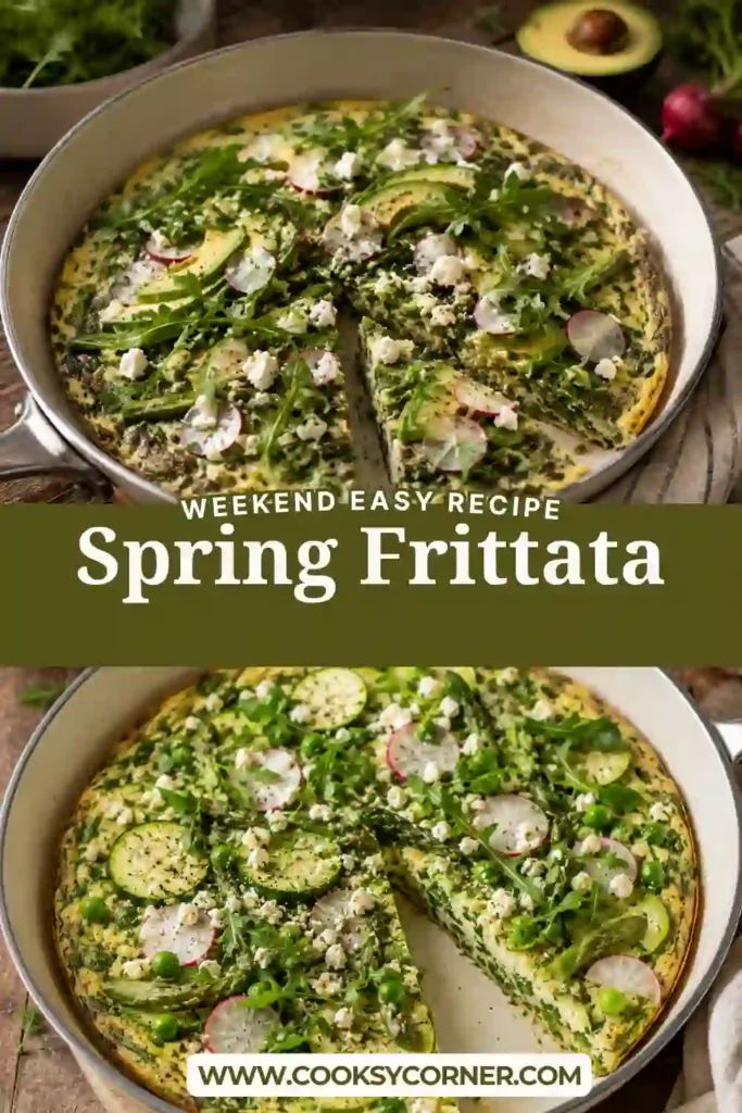 2. Freshly baked asparagus frittata topped with herbs and sliced into wedges. A healthy vegetable breakfast featuring egg whites and halal turkey ham.