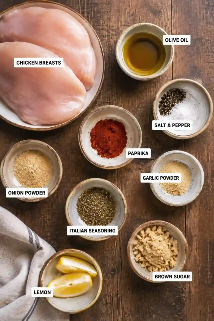 Close-up of sliced Air Fryer Chicken Breast showing its juicy texture and perfectly seasoned crust. This crispy air fryer chicken is ideal for meal prep and family dinners.
