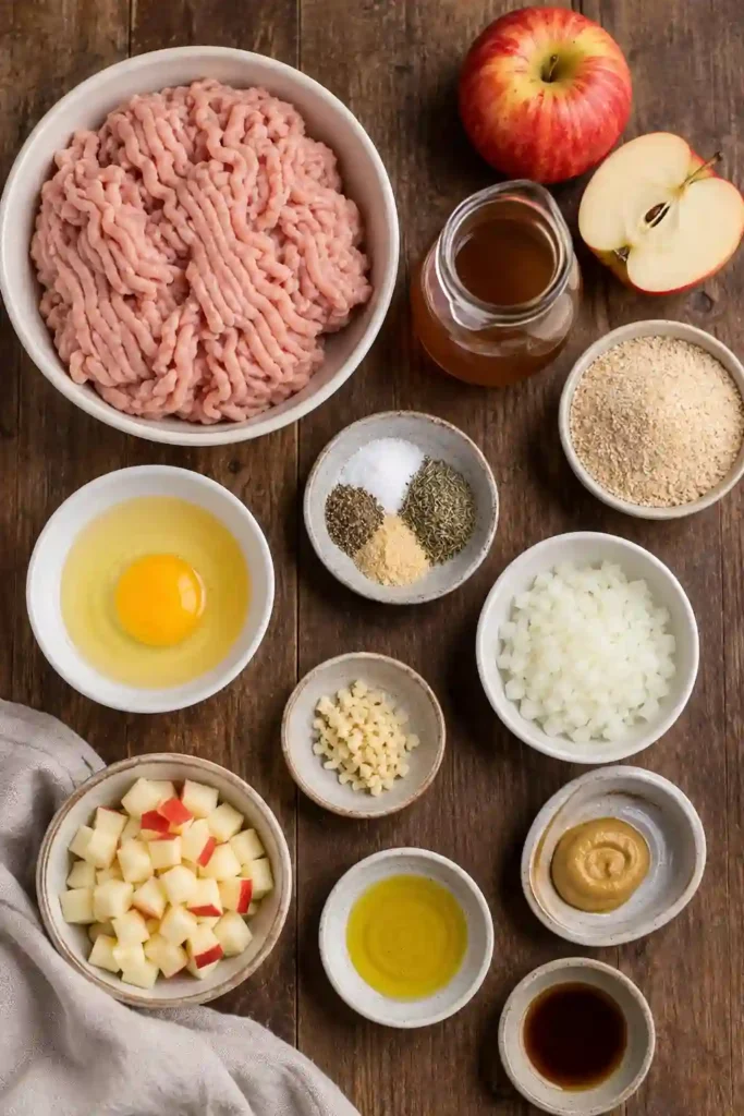 Juicy apple cider meatballs baked until lightly golden and garnished with fresh parsley. These easy turkey meatballs feature warm spices and savory Parmesan for a family-friendly fall meal.