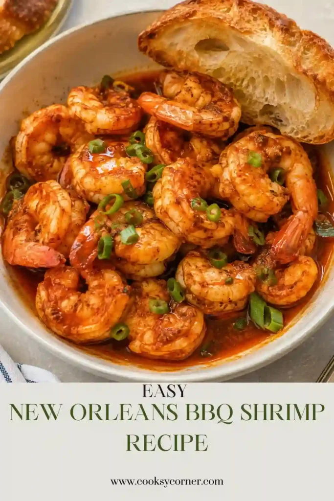 Spicy New Orleans shrimp in a warm garlic butter sauce with Cajun seasoning and fresh scallions. The jumbo shrimp are tender, glossy, and ready to serve with bread or rice.