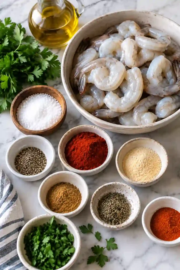 Juicy Sautéed Shrimp served with flavorful pan juices and chopped fresh parsley. This quick shrimp dinner features a warm blend of garlic, smoked paprika, cumin, and herbs.