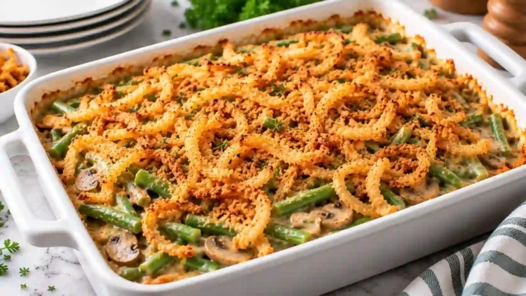 Creamy Green Bean Casserole from Scratch