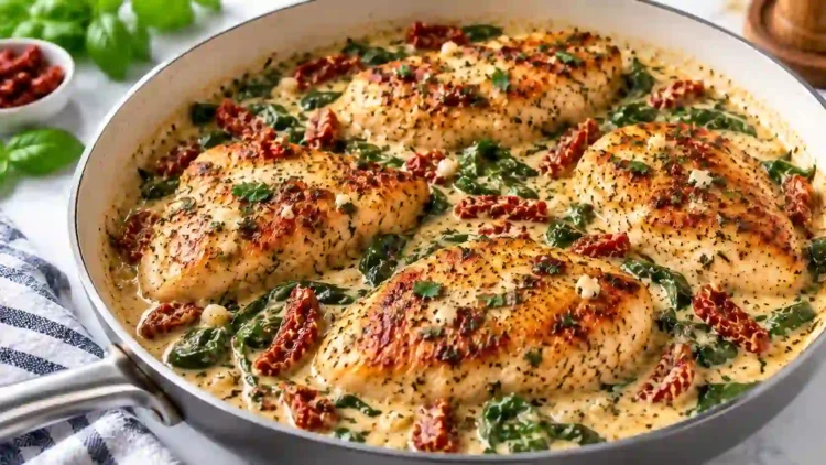 Creamy Tuscan Chicken – Easy One Pan Dinner