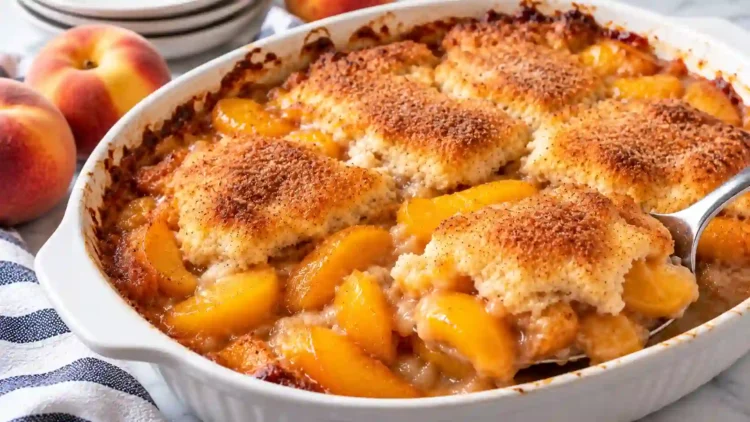 Fresh Southern Peach Cobbler – Easy Homemade Recipe