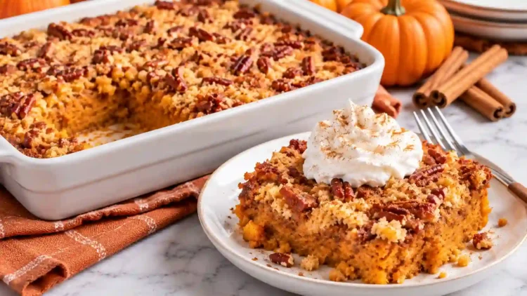 Pumpkin Dump Cake – Easy Fall Dessert Recipe